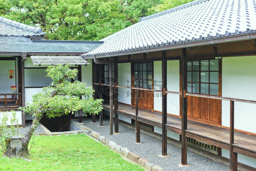 日本京都传统庭院图片素材免费下载
