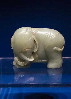 北京故宫博物院白玉象图片素材免费下载