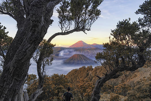 印度尼西亚火山图片素材免费下载