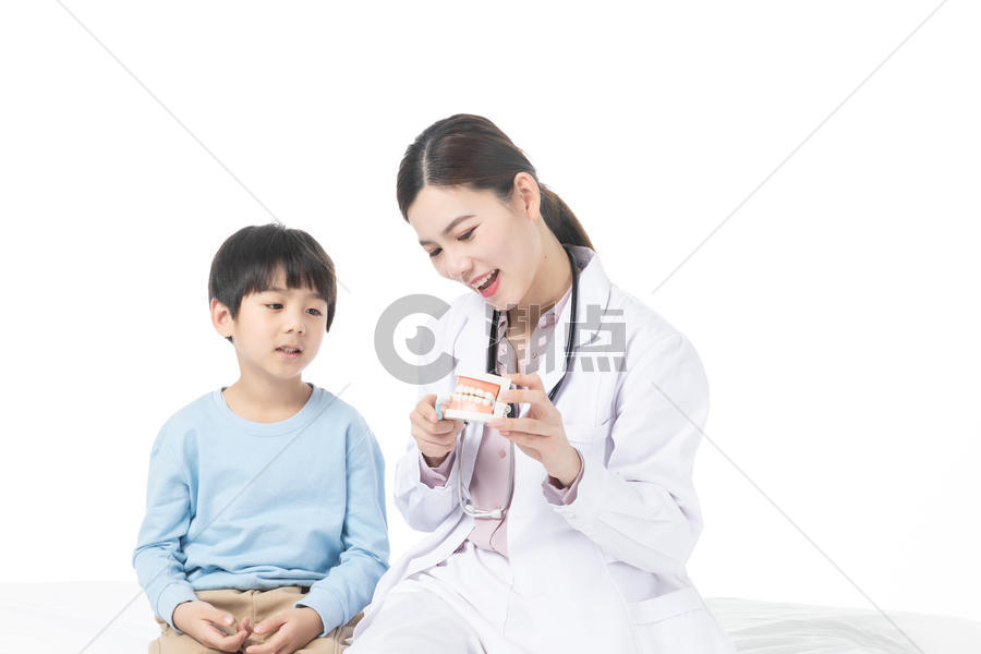 儿童体检口腔检查图片素材免费下载