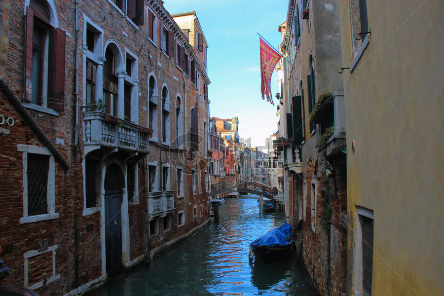 意大利威尼斯水路图片素材免费下载