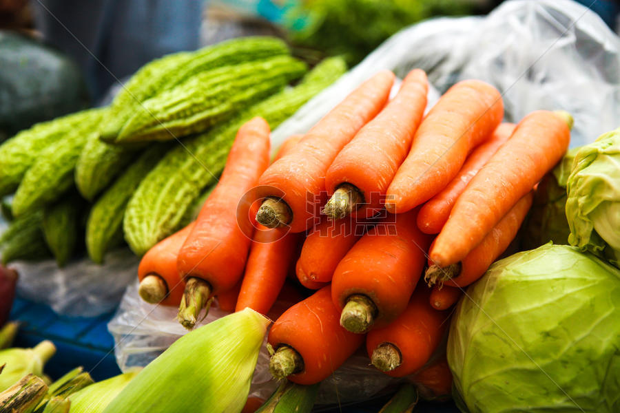 菜场蔬菜胡萝卜图片素材免费下载