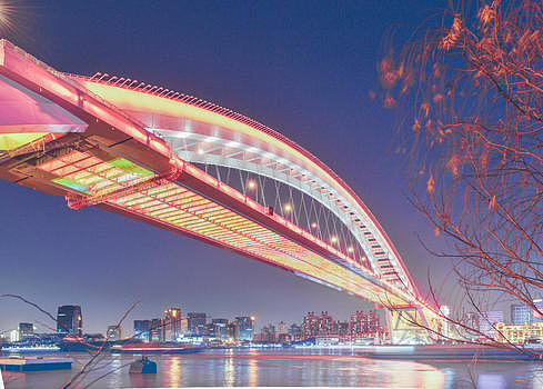 上海卢浦大桥jpg图片素材