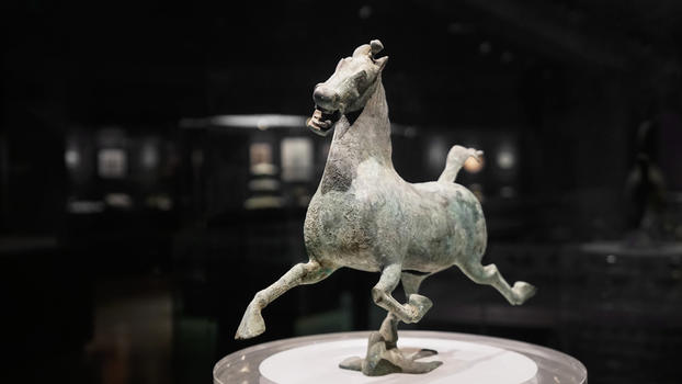 甘肃省博物馆铜奔马图片素材免费下载