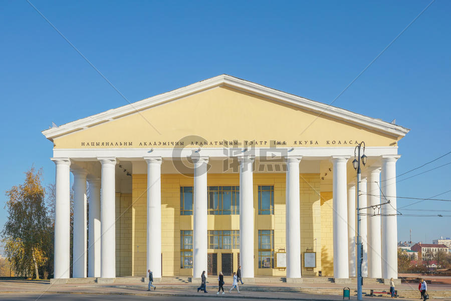 白俄罗斯维帖布斯克行政大楼图片素材免费下载