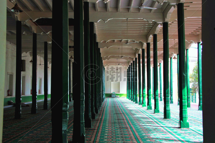 新疆喀什艾提尕尔清真寺图片素材免费下载