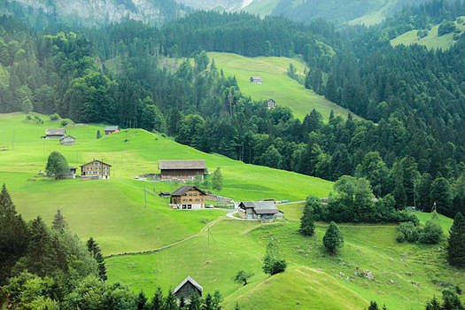 欧洲瑞士小镇风光图片素材免费下载