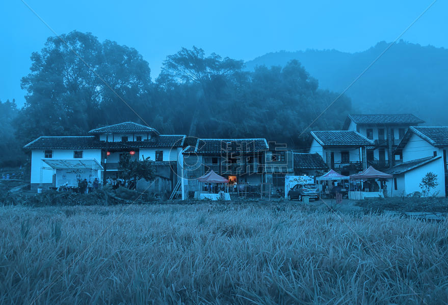 福清雨夜图片素材免费下载