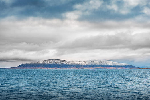 冰岛北冰洋雪山大海海岛图片素材免费下载