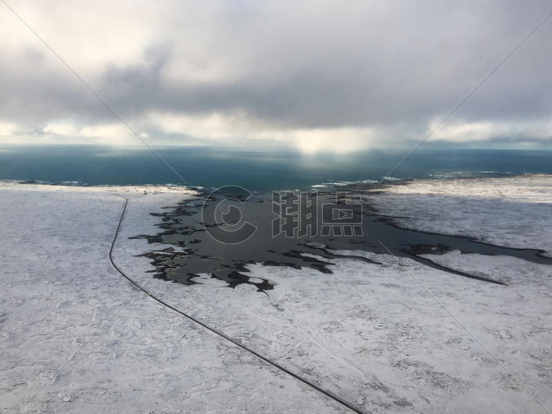 空中俯瞰冰岛全貌图片素材免费下载