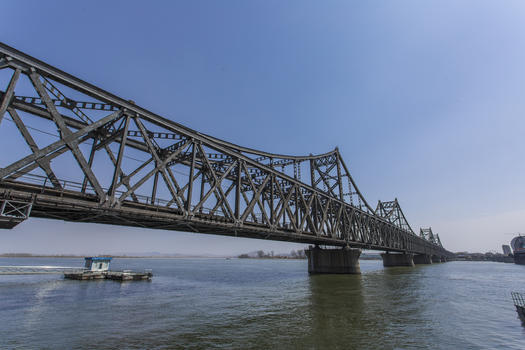 中朝边境大桥图片素材免费下载