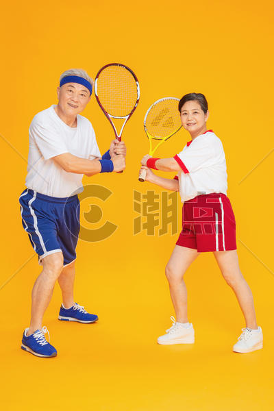 老人健身网球图片素材免费下载