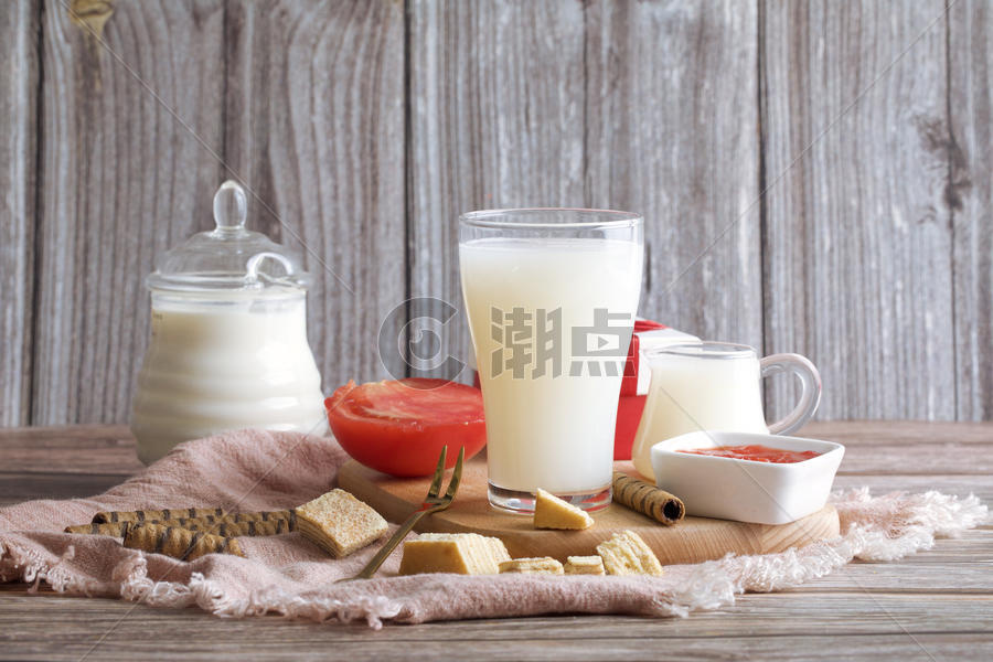 牛奶零食背景图片素材免费下载