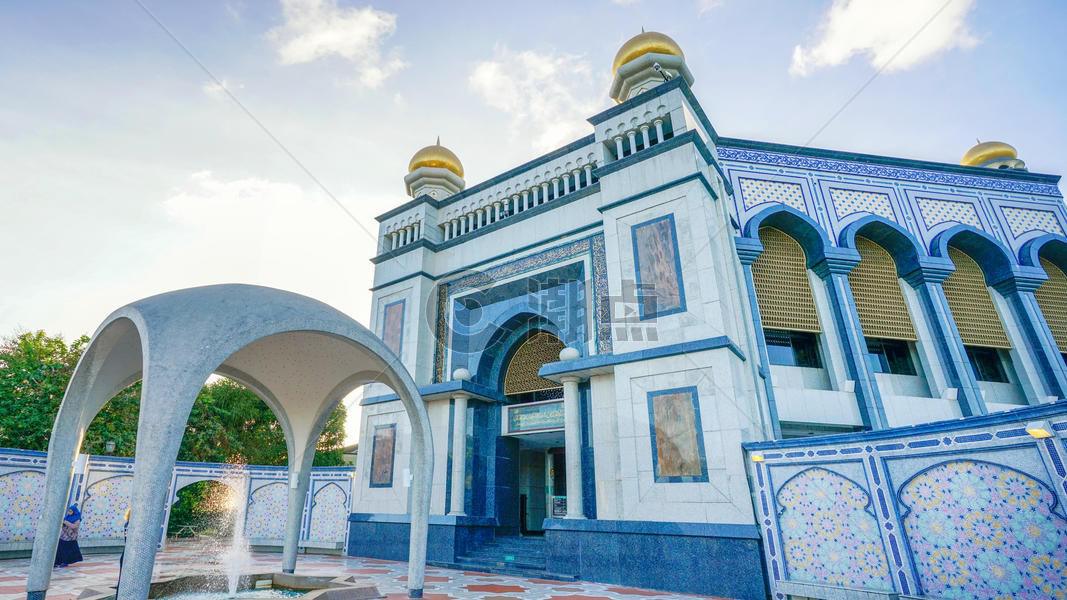 文莱哈桑纳尔·博尔吉亚清真寺图片素材免费下载