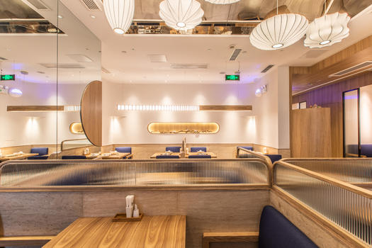 日式餐厅空间设计图片素材免费下载