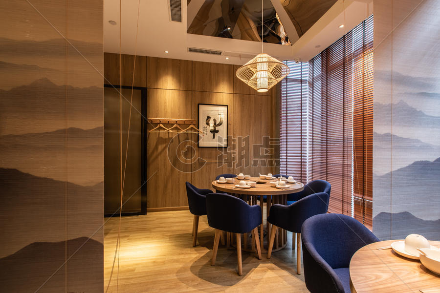 日式餐厅空间设计图片素材免费下载