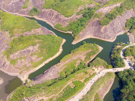 俯瞰湖南郴州飞天山景区图片素材免费下载