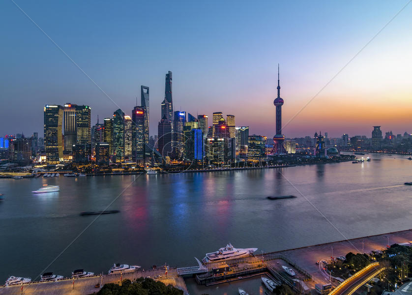 上海陆家嘴金融城图片素材免费下载