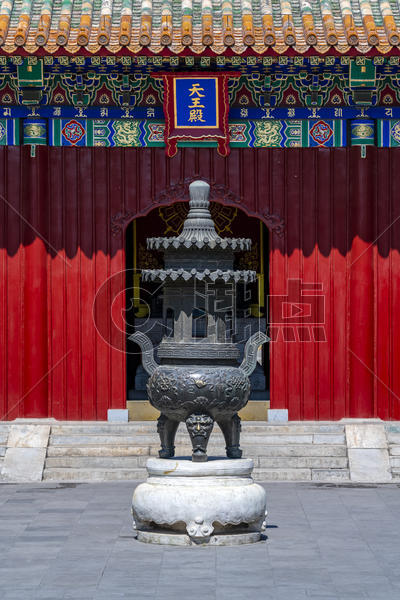 北京北海公园的天王殿图片素材免费下载