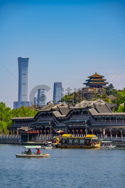 北京北海公园的古今图片素材免费下载