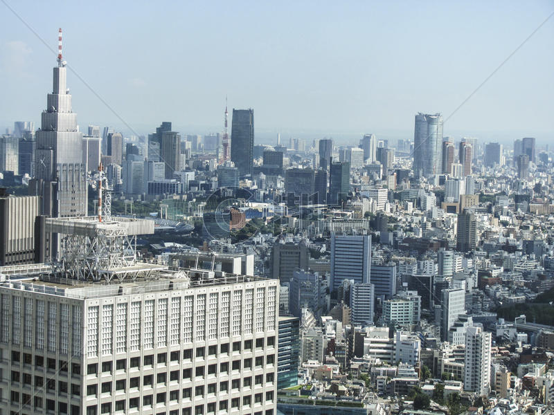 东京城市俯瞰图片素材免费下载