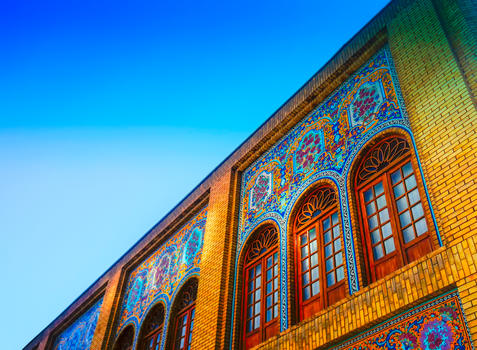 伊朗伊斯兰建筑特写图片素材免费下载