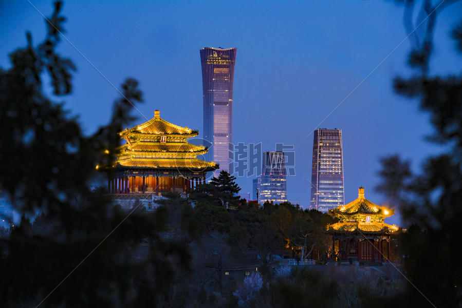 新旧交融的北京图片素材免费下载