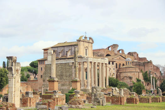 古罗马遗址景区图片素材免费下载