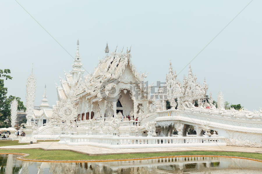 泰国旅游景点白庙图片素材免费下载