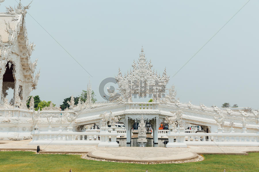 泰国白庙旅游风景图片素材免费下载