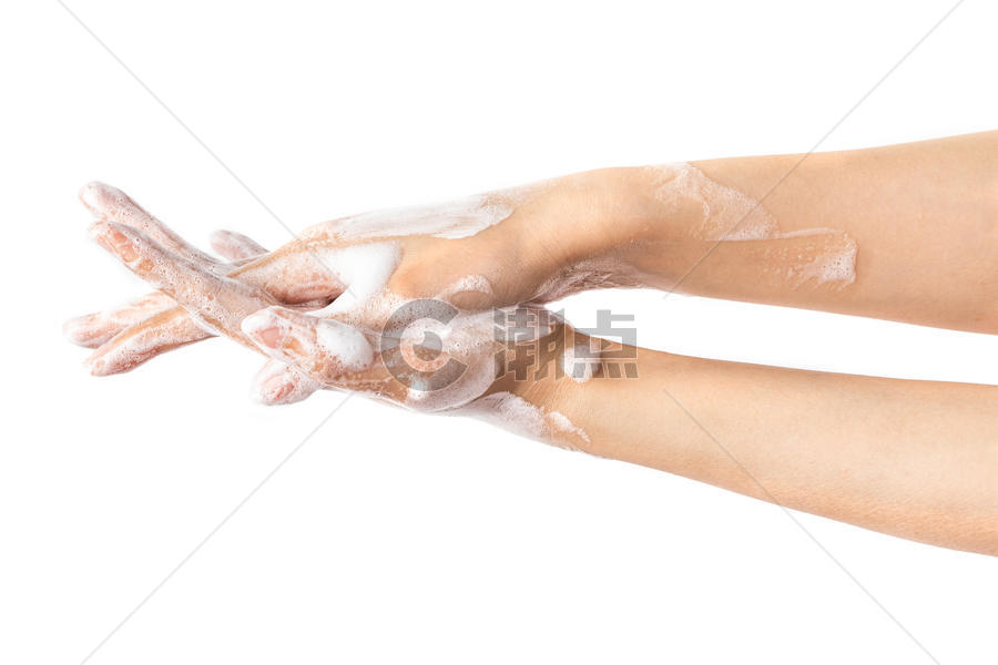 正确洗手的动作分解图片素材免费下载