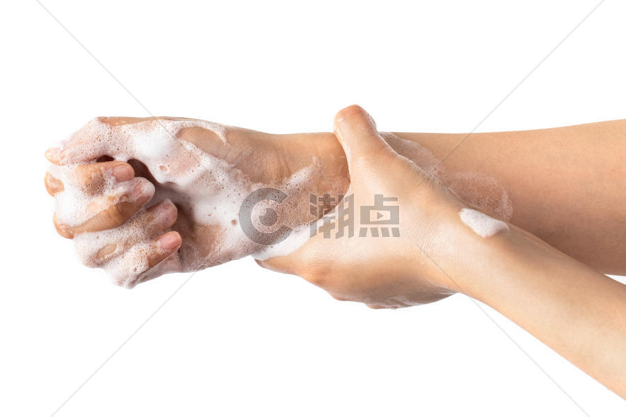 正确洗手的动作分解图片素材免费下载