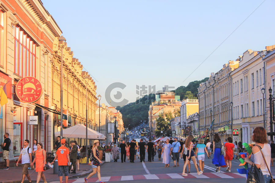 乌克兰首都基辅街道图片素材免费下载
