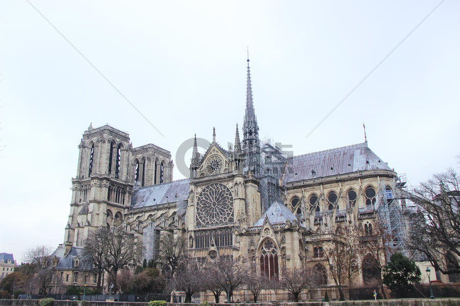 法国巴黎圣母院图片素材免费下载