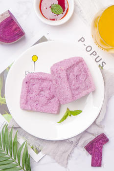 紫薯糕图片素材免费下载