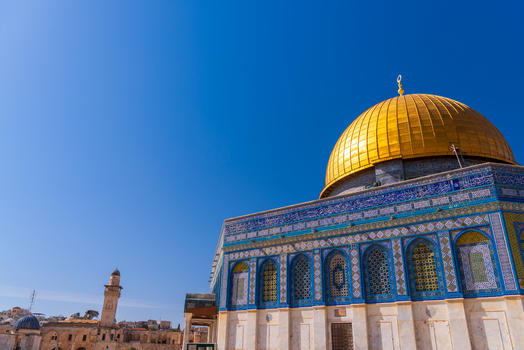 耶鲁撒冷圆顶清真寺图片素材免费下载