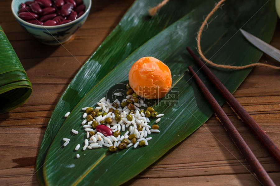 制作粽子的食材图片素材免费下载