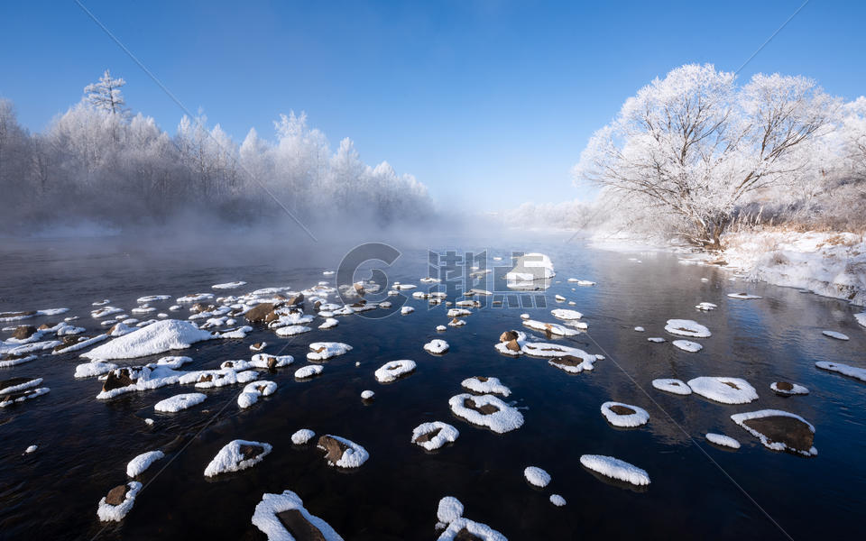 冬天的风景图片素材免费下载