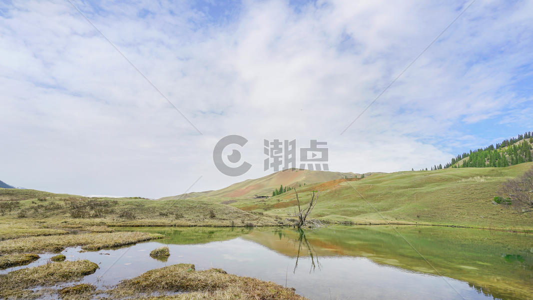 新疆伊犁仙女湖图片素材免费下载