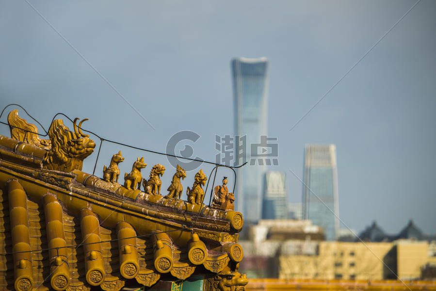 北京故宫的古与今图片素材免费下载