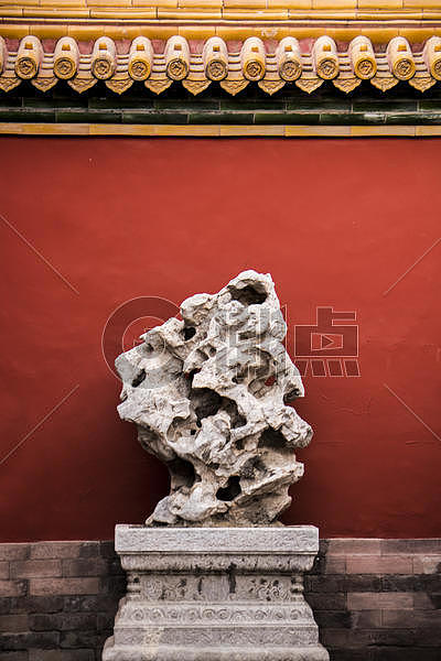 北京故宫建筑的红色背景图片素材免费下载