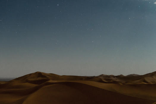 沙漠星空风光图片素材免费下载