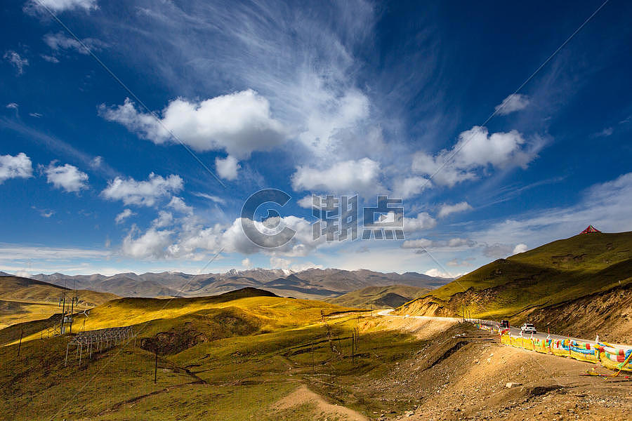 黄土高原和青藏高原的分界线拉脊山图片素材免费下载