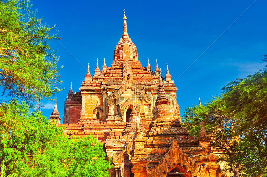 缅甸曼德勒佛塔图片素材免费下载