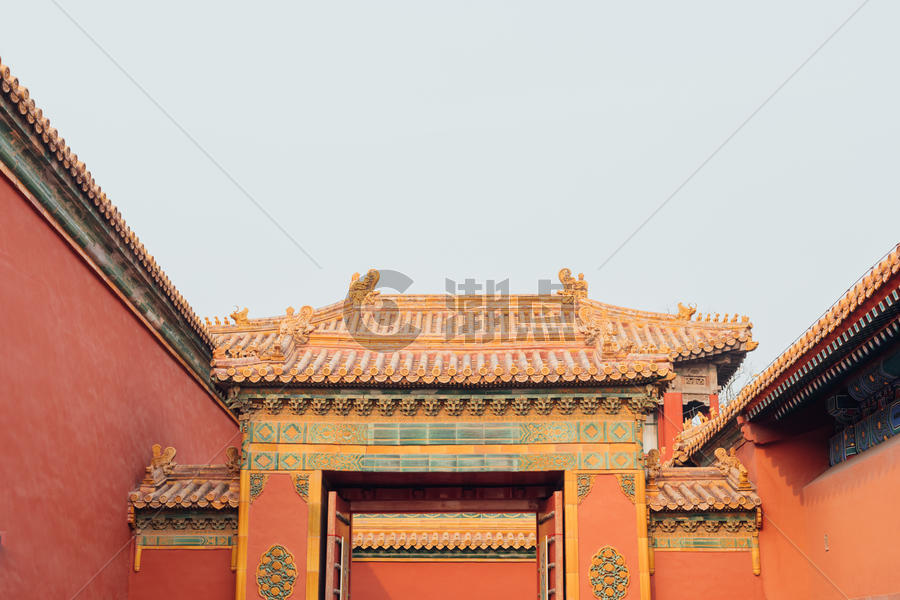 北京故宫博物馆宫门图片素材免费下载