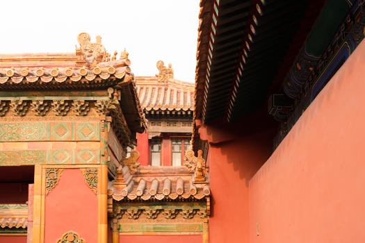 北京紫禁城建筑特写图片素材免费下载