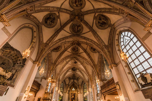 斯德哥尔摩大教堂内部图片素材免费下载