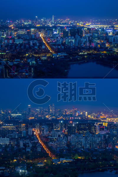五年前后的北京城市对比图片素材免费下载