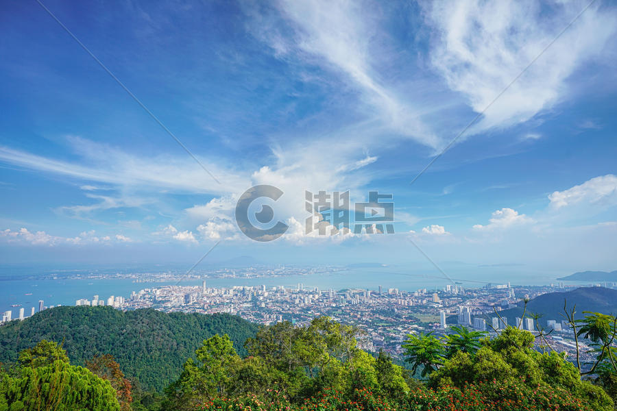马来西亚槟城全景图片素材免费下载