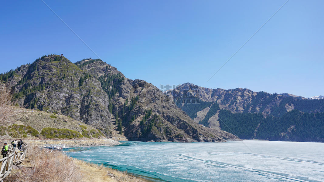 新疆天山天池景区图片素材免费下载